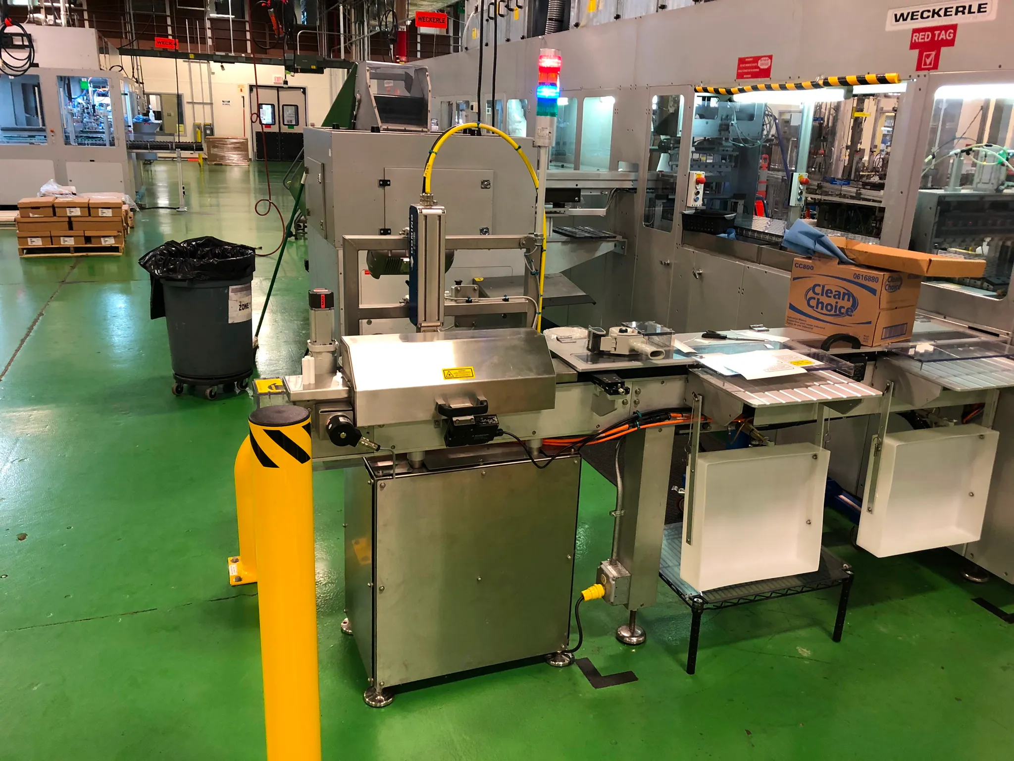 Fiber laser guarding and integration